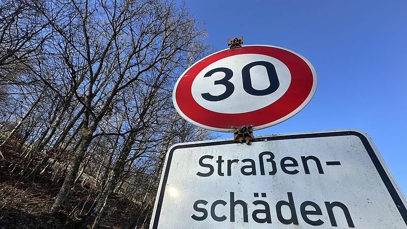 Sanierungsbedürftige Straßen sorgen in der Marktgemeinde Wildflecken für Zündstoff.