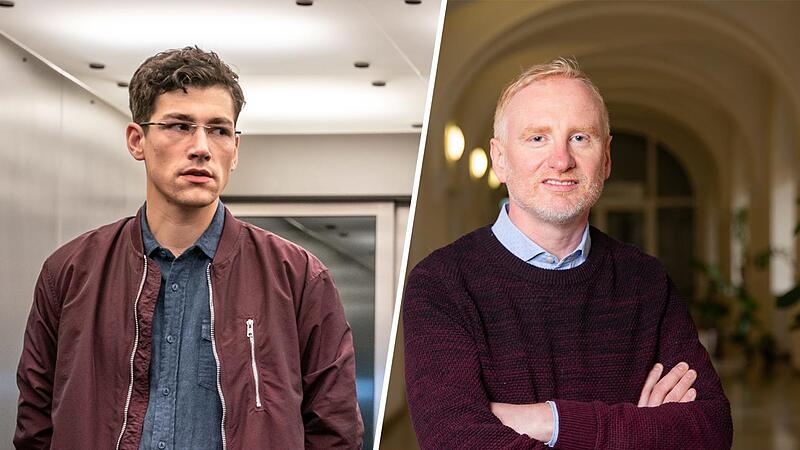 Zwei, die aus Main-Spessart stammen und offen sprechen: Schauspieler Maximilian Gehrlinger (links) und Diözesanjugendseelsorger Stephan Schwab. Zwei, die aus Main-Spessart stammen und offen sprechen: Schauspieler Maximilian Gehrlinger (links) und Diözesanjugendseelsorger Stephan Schwab.