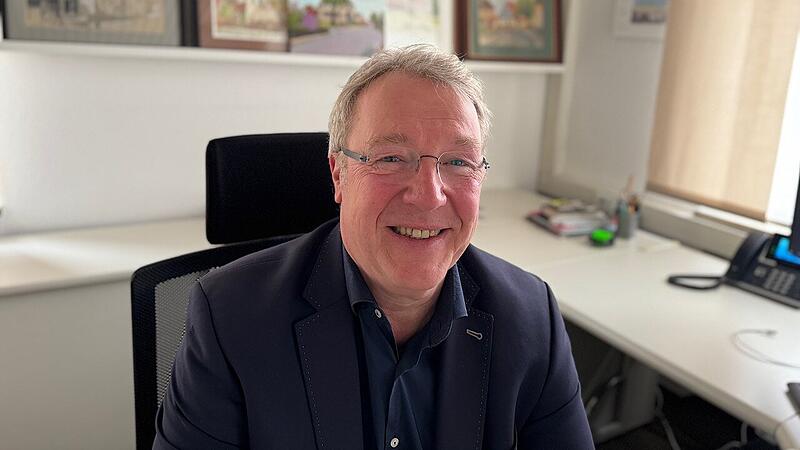 Klaus Schumann, scheidender erster B&uuml;rgermeister der Gemeinde Aurachtal.