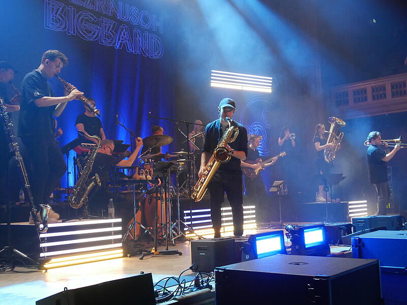 Impressionen vom Konzert &bdquo;Bangers Only!&ldquo; mit der Jazzrausch Bigband.