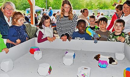 Das Meerschweinchenrennen war eine der Attraktionen am Familiennachmittag, der bei den vielen Kindern und Jugendlichen nat&uuml;rlich f&uuml;r viel Freude sorgte.