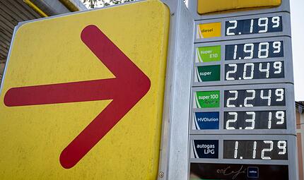 Kraftstoffpreise an der Tankstelle - Bayern