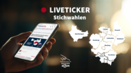 Am 22. M&auml;rz gibt es Stichwahlen in 31 Gemeinden und Kreisen der Region. Wir berichten am Wahlabend live &uuml;ber alle wichtigen Entscheidungen.