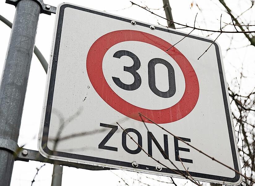 Kommt in Teutschnitz erst einmal nicht zum Einsatz: Hinweisschild auf eine Tempo-30-Zone.