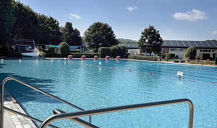 Das Schwimmbad &bdquo;Rodach Beach&ldquo;
