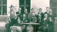 Ein Herzogenauracher Kirchweihstammtisch im Jahr 1922 Ein Herzogenauracher Kirchweihstammtisch im Jahr 1922
