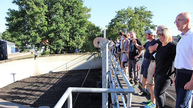 Besichtigung der Kl&auml;ranlage Frensdorf