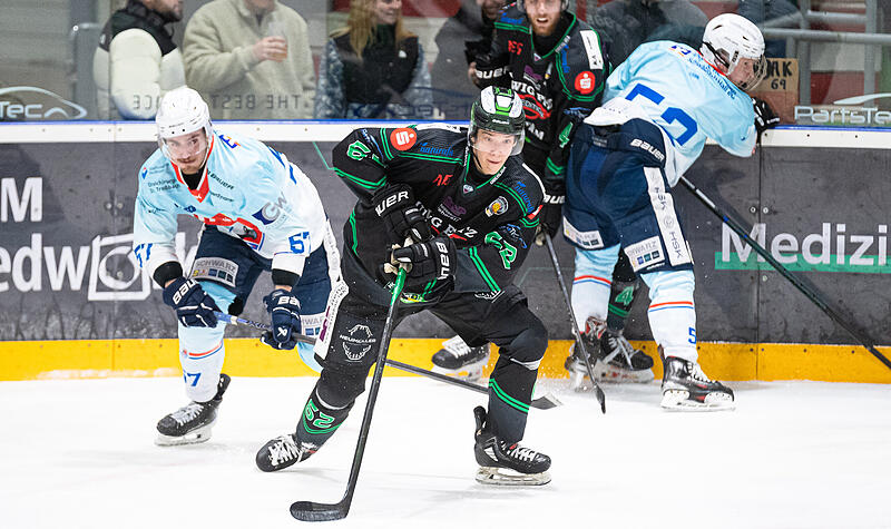 Strahlte f&uuml;r seine H&ouml;chstadt Alligators gegen die Heilbronner Falken offensive Gefahr aus: Max Jelavic.