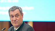 S&ouml;der und bayerisches Kabinett in Br&uuml;ssel