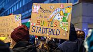 Demonstration nach «Stadtbild»-Aussagen - Münster