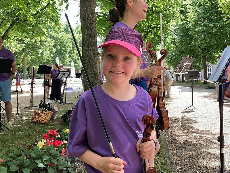 Tirza Schubert, 7 Jahre: "Die Chance bekommt man nicht immer." Foto: Charlotte Wittnebel-Schmitz