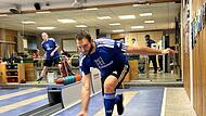 Dominik Graßmuck (links hinten) und Christian Schäftlein tragen ab sofort das Trikot des PSV Franken Neustadt. Beide kommen vom TSV Bertelsdorf, wurden mit einem Zweitspielrecht für die DCU ausgestattet und spielen daher künftig in der 1. Bundesliga.