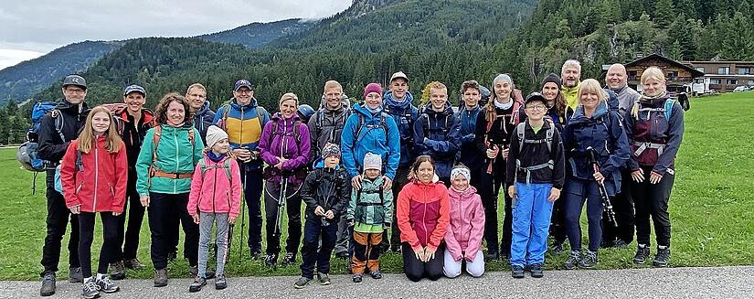 Familienwochenende der DAV Sektion Bad Kissingen auf „ihrer“ Bad Kissinger Hütte.