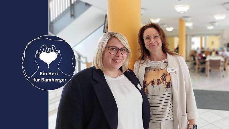 Nadine Glaser (links) und Ivonne Wagner erklären Arten und Ursachen von Demenz und geben Tipps zum Umgang mit Betroffenen.