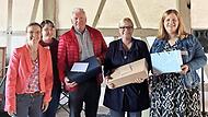 Mit der Kommunalwahl gab es auch einen Wechsel an der Spitze der Musikschule Ebern. Isabell Zimmer (Zweite von rechts) löst Jürgen Hennemann als Vorsitzenden ab. Mit der Kommunalwahl gab es auch einen Wechsel an der Spitze der Musikschule Ebern. Isabell Zimmer (Zweite von rechts) löst Jürgen Hennemann als Vorsitzenden ab.