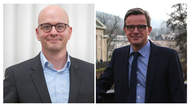 Treten in der Wahlarena an: Dirk Vogel (links) und Andr&eacute; Kiesel