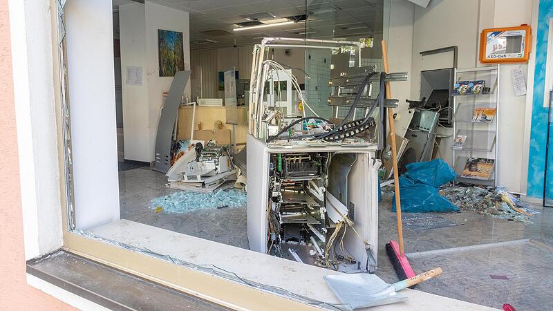 Die Verwüstung in Schlüsselfeld war groß.