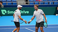 Melden sich nach einem Monat Pause auf der ATP-Tour zurück: Kevin Krawietz (r.) und Tim Pütz.