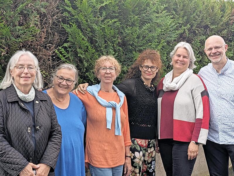 Ursula Vogel-M&uuml;ller, Christiane M&uuml;ller-Kinzel, Vera Gies, Anita Gu&eacute;rin, Barbara Wiedorn und Klaus Wiedorn.