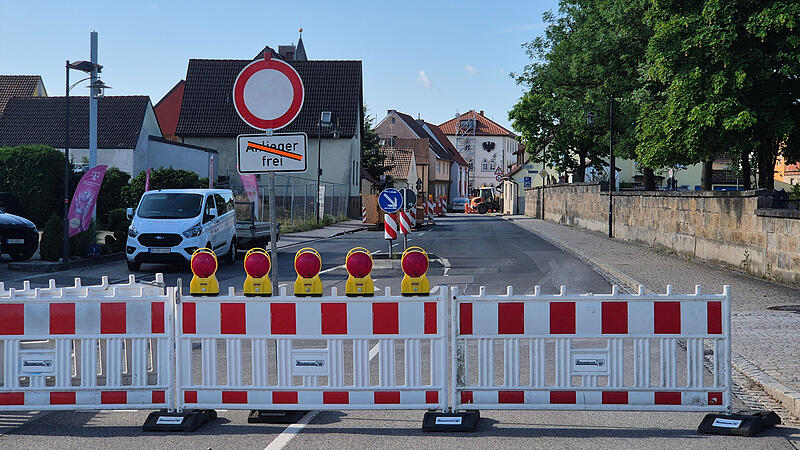 Baustelle in Reckendorf: Die Fertigstellung ist f&uuml;r 2027 geplant