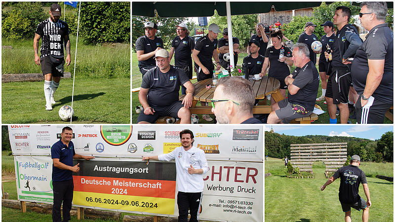 Die besten deutschen Fußballgolfer trafen sich in den vergangenen Tagen im Bad Staffelsteiner Ortsteil Grundfeld.