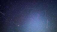 Satelliten am Nachthimmel