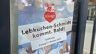 In die Eisdiele "Bassanese" zieht bald temporär der Nürnberger Lebkuchen-Riese Schmidt ein.