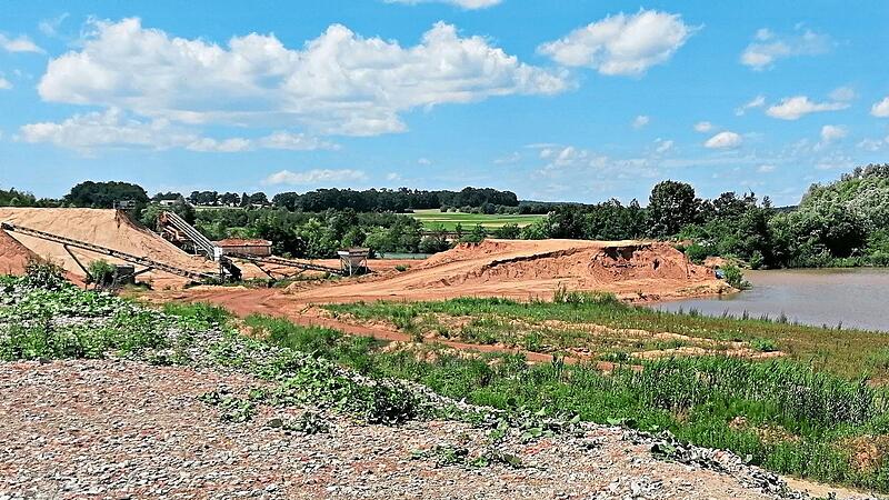 Am Baggersee soll der Sandabbau Richtung Dormitz weitergehen. Lokalredaktion