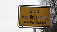 Ortsschild Bad Br&uuml;ckenau