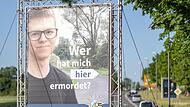 Polizei sucht Täter mit großem Plakat
