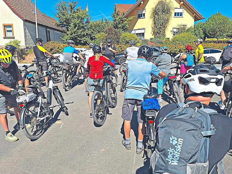 Gro&szlig;en Zuspruch fanden die beiden gef&uuml;hrten Fahrradtouren mit jeweils rund 15 bis 20 Teilnehmern.