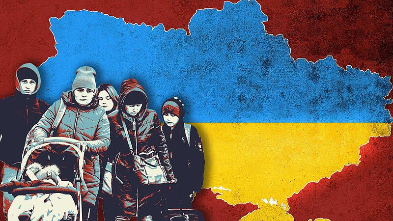 Seit russische Truppen die Ukraine attackieren, sind Tausende Menschen auf der Flucht.