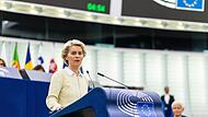 „Die Zukunft der Europäischen Union wird auch in der Ukraine geschrieben“, sagt Ursula von der Leyen.