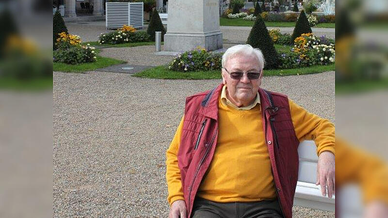 Walter Rundler im Kurgarten.