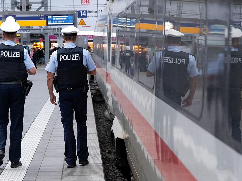 Bundespolizei am M&uuml;nchner Hauptbahnhof
