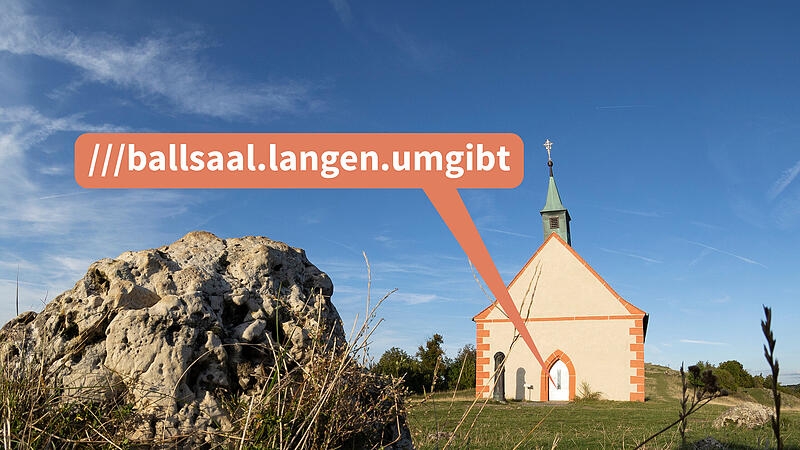 Mit drei Worten kommt man auch zur Kapelle auf dem WalberlaForchheim & Fränkische Schweiz Mit drei Worten kommt man auch zur Kapelle auf dem Walberla