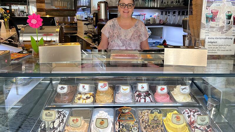 Iveta Simsa vom Eiscafé L’alternativa