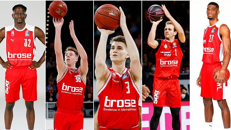 Fünf ehemalige Bamberger, die mittlerweile in der G-League aktiv sind (von links): Norense Odiase, Arnoldas Kulboka, Henri Drell, Frankie Ferrari und Shevon Thompson Fünf ehemalige Bamberger, die mittlerweile in der G-League aktiv sind (von links): Norense Odiase, Arnoldas Kulboka, Henri Drell, Frankie Ferrari und Shevon Thompson
