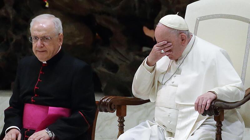 Papst Franziskus bei seiner w&ouml;chentlichen Generalaudienz.