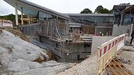 Es gibt noch viel zu tun im Außenbereich der Therme Obernsees.Forchheim & Fränkische Schweiz Es gibt noch viel zu tun im Außenbereich der Therme Obernsees.Forchheim & Fränkische Schweiz