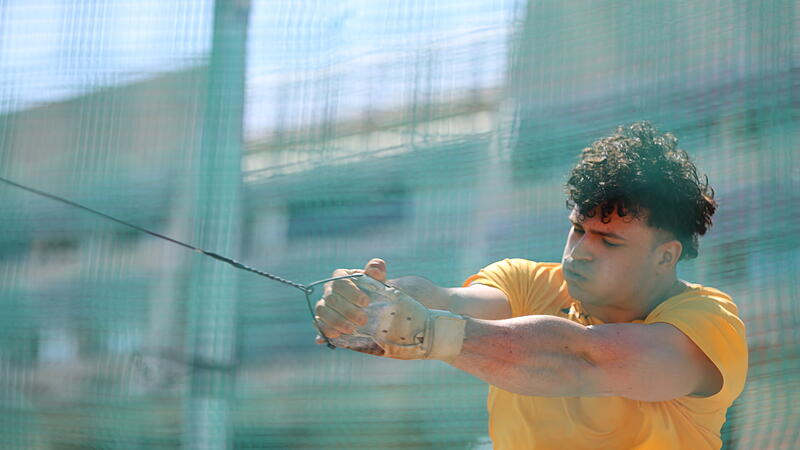Der Kulmbacher Merlin Hummel belegte beim Werfer-Europacup in Nikosia auf Zypern Platz 5.