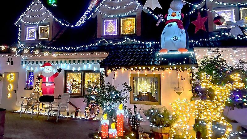 Das Haus von Tina und Heiko Leopold ist DER Hingucker in Drügendorf.Forchheim & Fränkische Schweiz