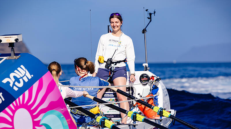 Ruderteam startet zur Reise auf dem Atlantik