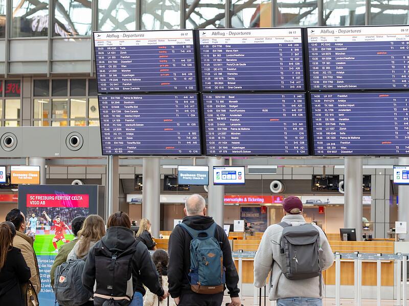 Streik bei der Lufthansa - Hamburg Streik bei der Lufthansa - Hamburg