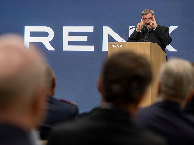 Söder bei Panzergetriebehersteller Renk