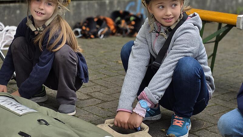 Auch das THW in Mini-KU braucht fleißige Helferinnen.