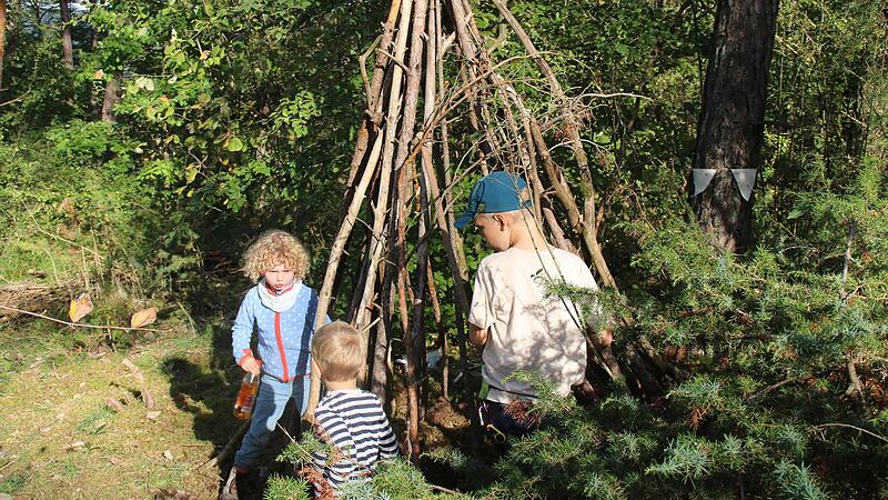  In Hammelburg wurde der Waldkindergarten eingeweiht Bildidee 