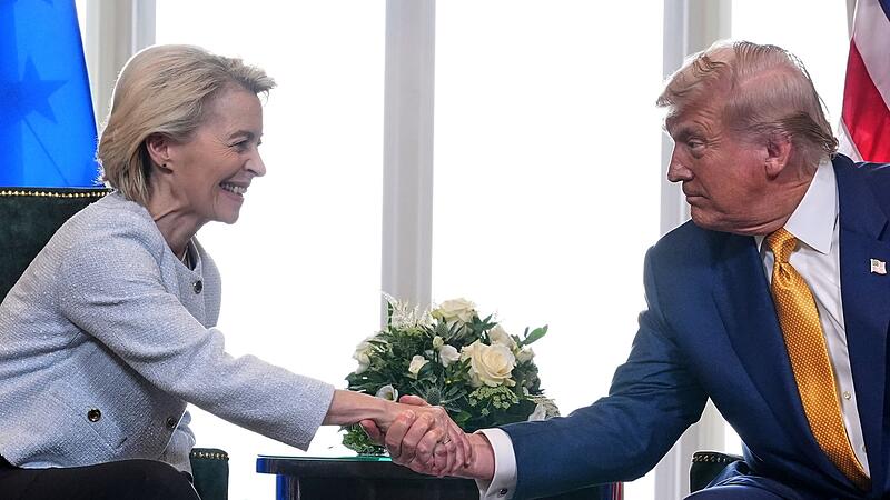 US-Präsident Trump trifft von der Leyen in Schottland