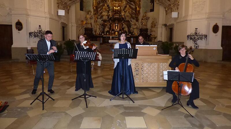 Das Ensemble &bdquo;Barocke Sinneslust&ldquo; begeisterte am Freitagabend mit Werken barocker Komponisten.Forchheim & Fr&auml;nkische Schweiz
