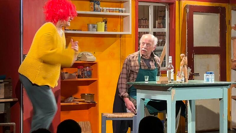 Pumuckl und Meister Eder.